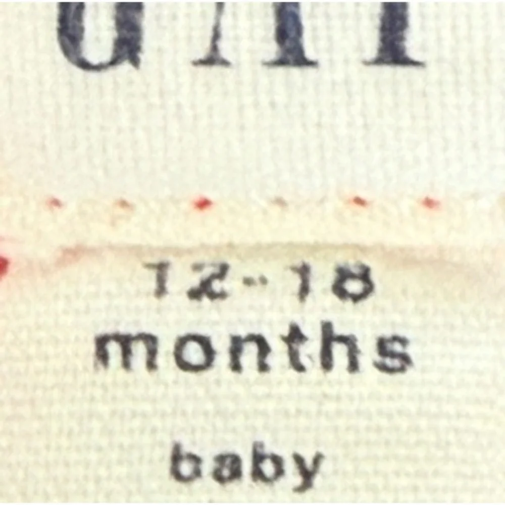 Vintage Baby Gap Red Cable Knit Long Sleeve Romper Sweater Coverall Size 12-18 M